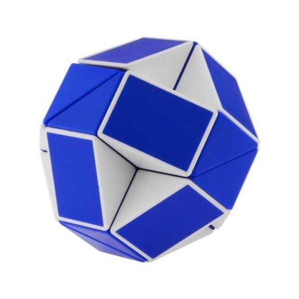 Cubelelo ShengShou Rubiks Snake Blue/White 