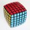 V-Cube 6b Pillow 6x6 Magic Cube. Black Base