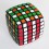 V-Cube 6b Pillow 6x6 Magic Cube. Black Base