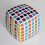 V-Cube 6b Pillow 6x6 Magic Cube. White Base