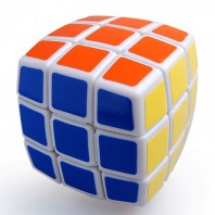 QJ 3x3x3 Pillow Magic Cube. White Base