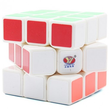 Moyu YJ Chilong 3x3x3 Magic Cube. White Base