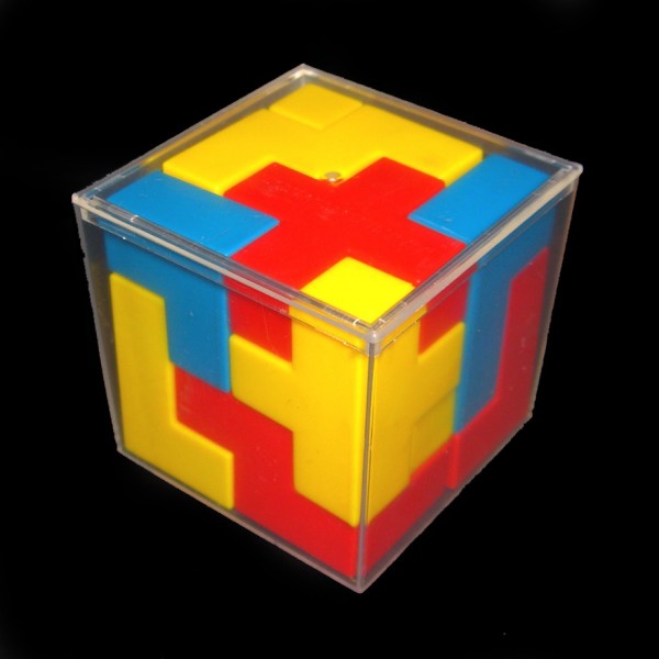 Bedlam Scotland Crazee Puzzle Cube 3D Tetris and Rubik style 