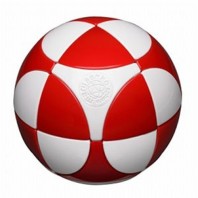 SPHERE 2 x 2 I. MARUSENKO 2 x 2 x 2 white and red. LEVEL 1