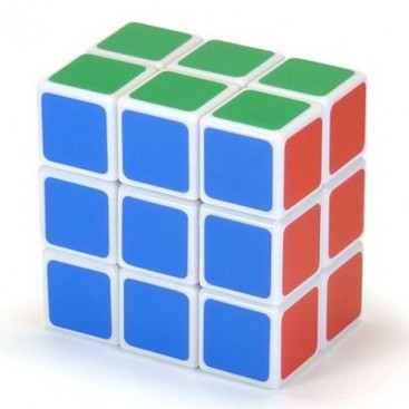 CUBO MAGICO 3x3x2. COLOR BASE BLANCA