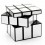 3 x 3 x 3 cube MIRROR completo PLATA-MATE. MIRROR SILVER 3 x 3.