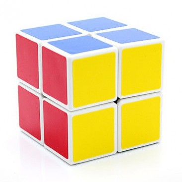 CUBO RUBIK 5x5 EJE DE BOLA. BASE BLANCA.