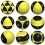 Marusenko Sphere 2x2x2 Black and Yellow. Level 1