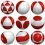 Marusenko Sphere 2x2x2 Red and White. Level 1