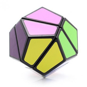2 x 2 LanLan Dodecahedron Megaminx. 12 colors. 12 sides Base black.