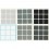Grey Scale 3x3 Stickers Set. Pegatinas Escala de Grises