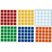 Conjunto padrão de 5 x 5 adesivos. Substituição do cubo mágico