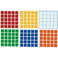 ORIGINALE: 5 x 5 adesivi. SOSTITUZIONE adesivi 5 x 5 x 5.