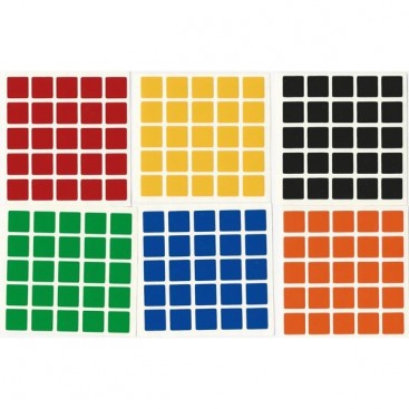 ORIGINALE: 5 x 5 adesivi. SOSTITUZIONE adesivi 5 x 5 x 5.