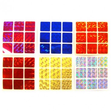 3x3 Stickers Mosaic Set. Magic Cube Replacement
