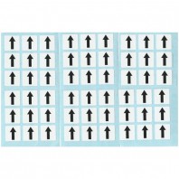 3x3 Stickers Shepherd's White Set. Pegatinas Base Blanca