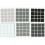 4x4 Stickers Grey Scale Set. Pegatinas Escala Gris