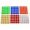 5x5 Stickers Chrome Set. Pegatinas Base Negra