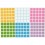 5x5 Stickers Light Set. Pegatinas Base Negra