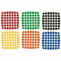 V-Cube 7x7 Stickers White Set. Magic Cube Replacement