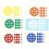 Dayan Wheel of Wisdom Stickers Standard Set. Magic Cube Replacement