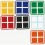 2x2 Stickers Standard Set. Pegatinas Base Negra
