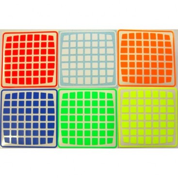 UltraViolet 7x7 Stickers Set. Pegatinas Reflectantes