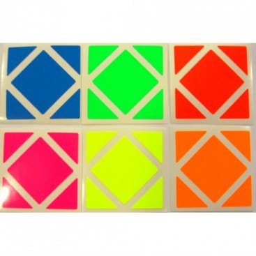UltraViolet SkewB Stickers Set. Pegatinas Reflectantes