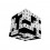 V-Cube 3x3 Crossword 3b Pillow. Cubo Brillante Crucigrama
