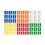 3x3 Stickers Shepherd's White Set. Magic Cube Replacement
