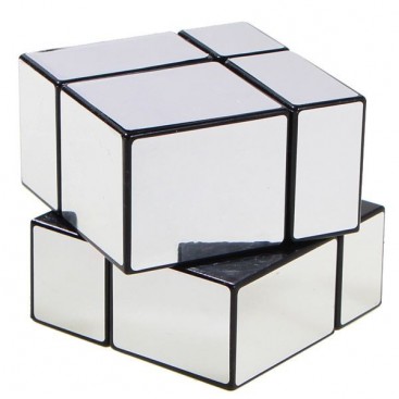 Cubo 2x2x2 Mir-Two plata brillo. Mirror Silver 2x2.