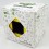 Magic Cube Void 3x3x3 LanLan Hollow. White with stickers.