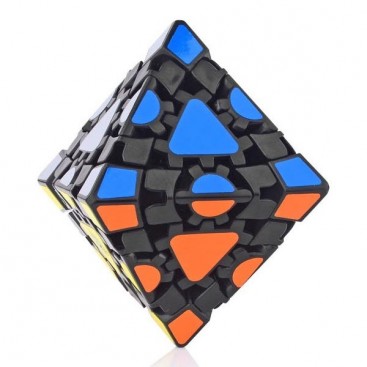 LanLan Gear Octahedron Simple Stickers. Black Base