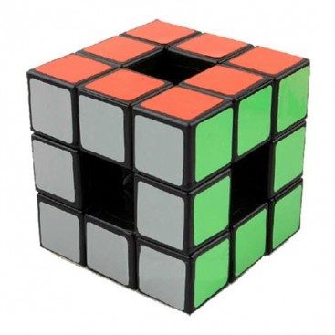 LanLan Hollow 3x3 Cubo Mágico Vacío. Base Negra