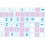 Pink English Calendar 3x3x3 Stickers