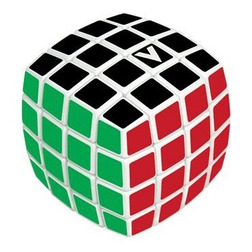 V-Cube 4 Pillow 4x4x4 Magic Cube. Black Base