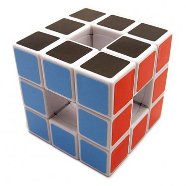 LanLan Hollow 3x3 Cubo Mágico Vacío. Base Blanca
