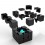 Moyu TangLong 3x3  Magic Cube. Black Base