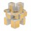 ShengShou Mirror Gold 3x3x3 Magic Cube. White Base