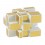 ShengShou Mirror Gold 3x3x3 Cubo Mágico. Base Blanca