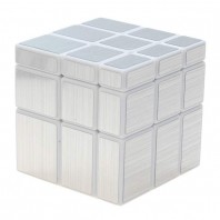 ShengShou Mirror Silver 3x3x3 Magic Cube. White Base