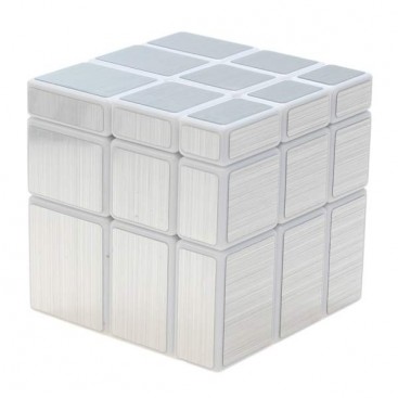 ShengShou Mirror Silver 3x3x3 Magic Cube. White Base