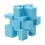 YuXin Mirror Blue Monochrome 3x3x3 Cubo Mágico