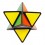 Mozhi Aardwolf Black Base. Star Tethaedron Magic Cube