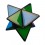 Mozhi Aardwolf Black Base. Star Tethaedron Magic Cube
