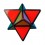 Mozhi Aardwolf Black Base. Star Tethaedron Magic Cube