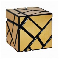 FangCun Ghost Cube. Black Base Golden Stickers