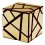 FangCun Ghost Cube. Black Base Golden Stickers