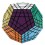 ShengShou Gigaminx. Black Base Minx Cube