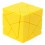 FangCun Ghost Cube. Yellow Base Silver Stickers